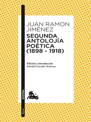 cover image of Segunda antolojía poética (1898-1918)